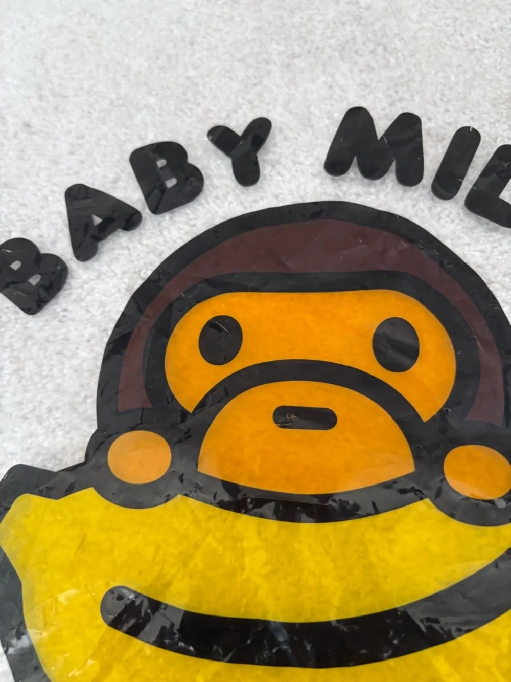 BAPE Bathing Ape Baby Milo zip top storage bag